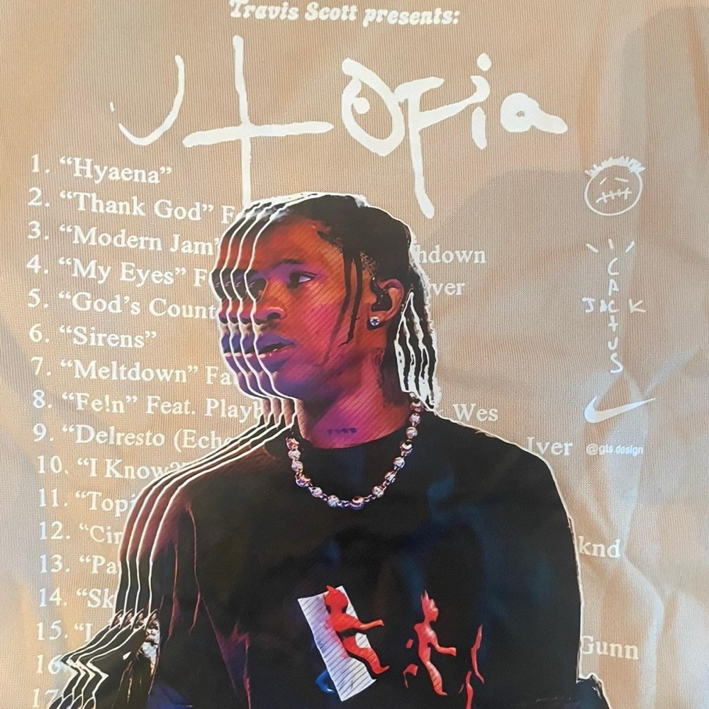 Travis Scott Utopia Graphic T-Shirt